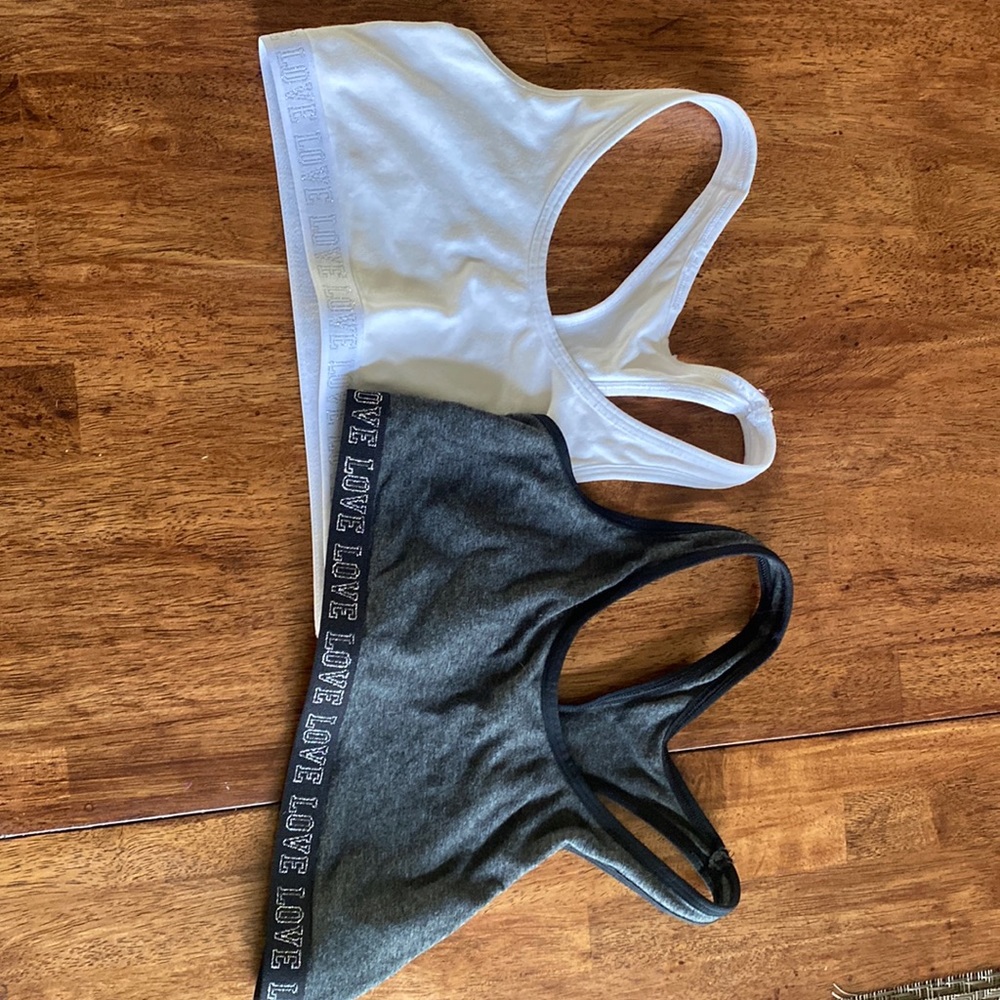 SO Girls Size Medium Sports Bras Set